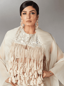 Drip OH River Rose Shoulder Grazers Earrings