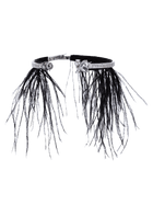 Choker necklace with  & Feathers