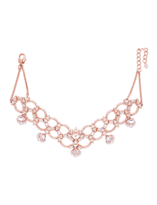 Crystal Mogra Necklace