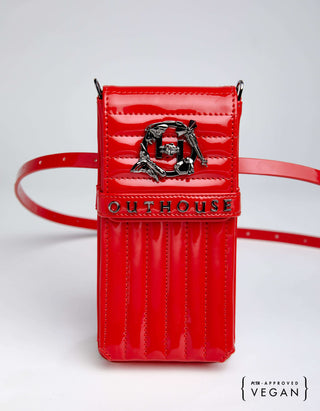 Designer Handbag   Red