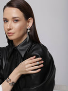 Luxury earrings for women in silver