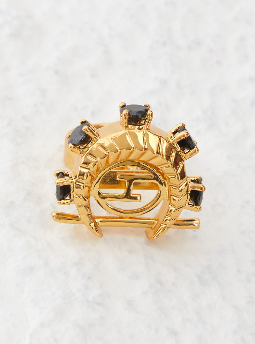 Gucci Sterling Silver 10mm Interlocking G Ring Size 11 YBC661518001025 -  FINAL SALE