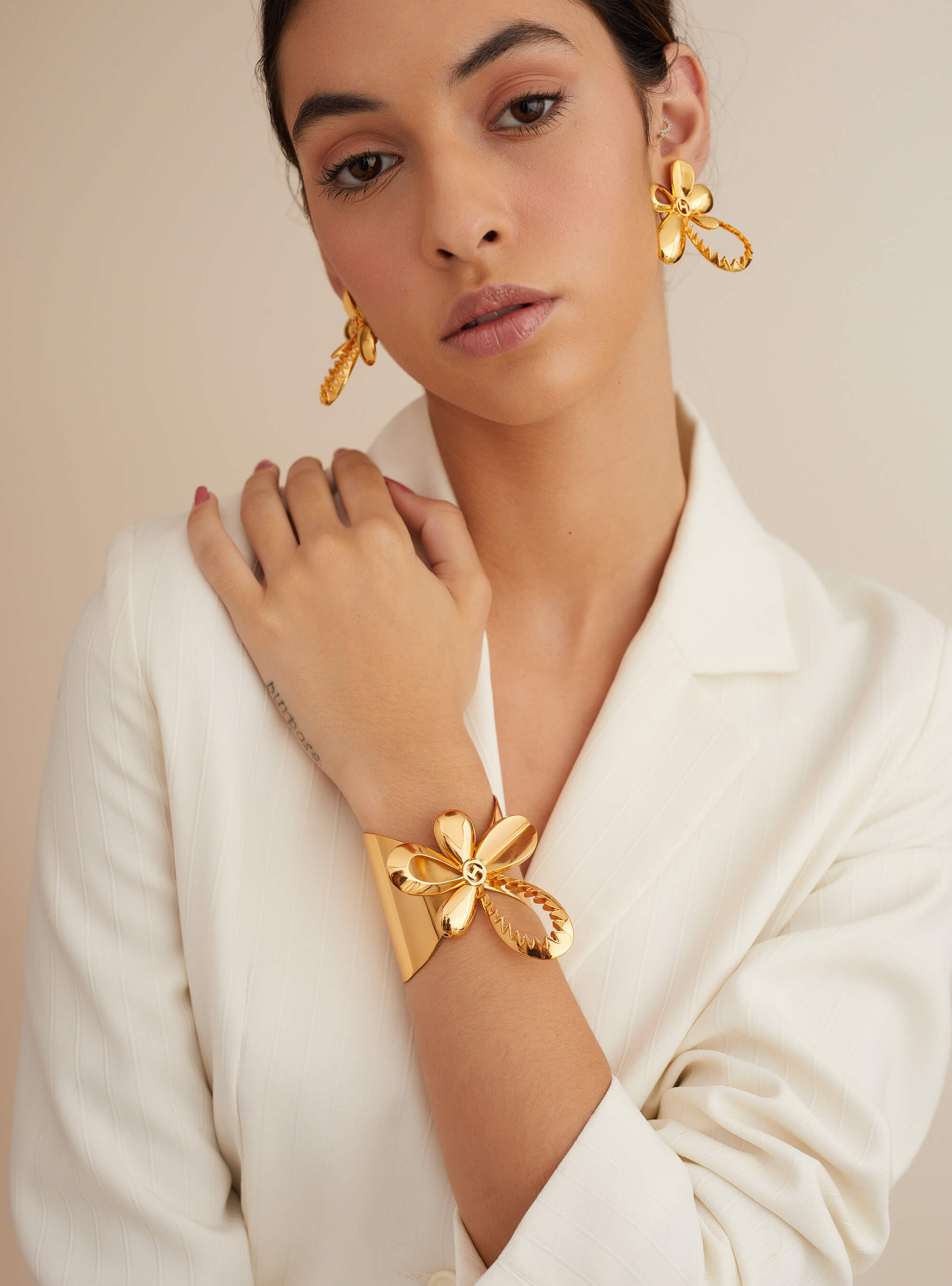 Yami Gautam In OH Poppi Tuberose Stud Earrings