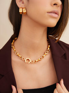 Harnaaz Sandhu Wearing OH Poppi Bolt Mini Hoop Earrings