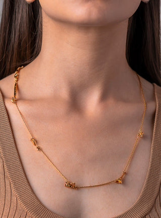 Gold convertible necklace