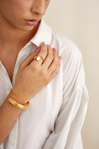 Shefali Shah Wearing OH Poppi Clump Ring
