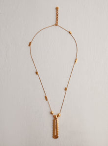 Gold Plated Blade Pendants by Outhouse
