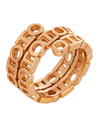 Gold Plated Spin Ring