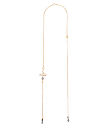 Gold plated optical eyeglasses chain