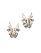 Golden Butterfly Studs Earrings Women