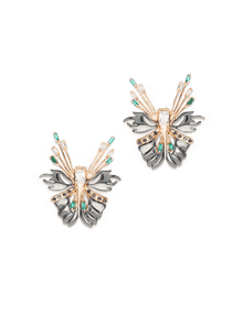 Golden Butterfly Studs Earrings Women