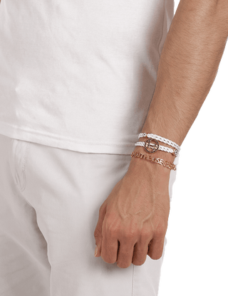 Grey bracelet for men