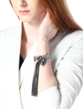 Bracelet for women in gunmetal