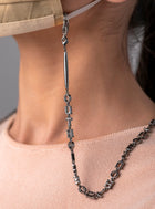 Gunmetal Outhouse Mask Chains