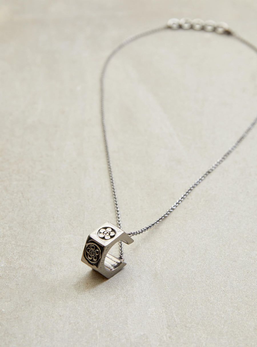 Gunmetal Pendant for men