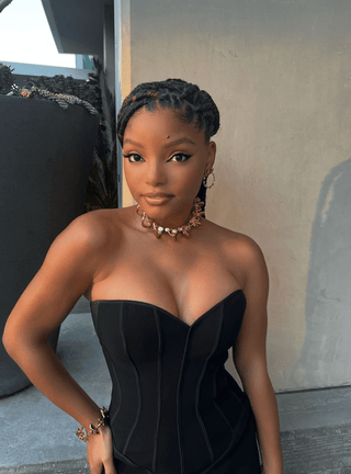 Halle Bailey Wearing OH Poppi Tuscon Necklace