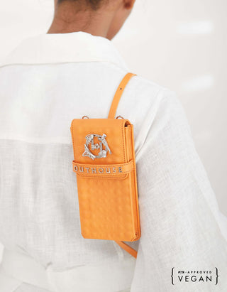 Handcrafted Vegan Bags Orange