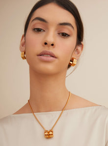 Harnaaz Sandhu Wearing OH Poppi Bolt Mini Hoop Earrings