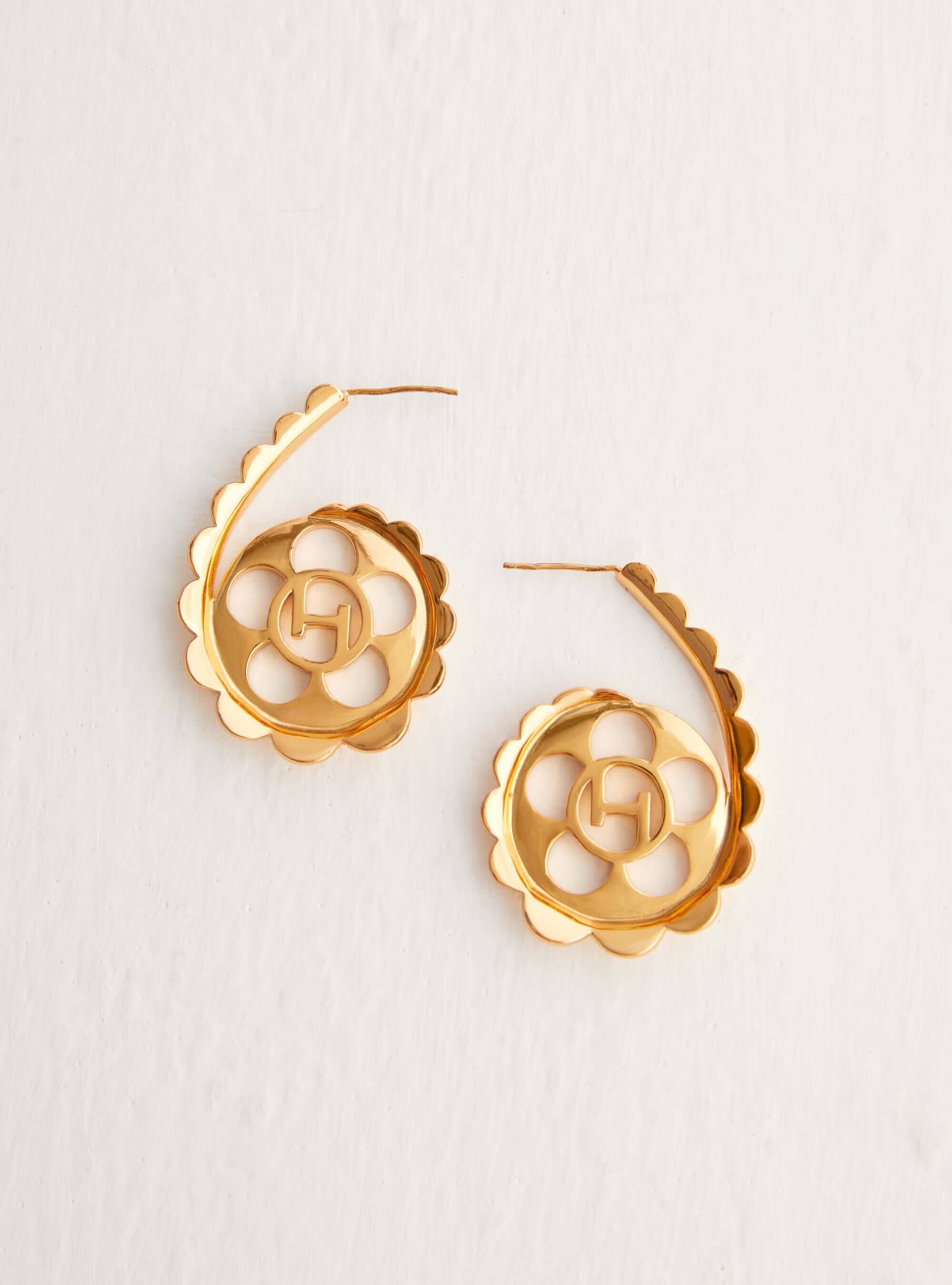 Gold Rose design earrings | Unique gold jewelry designs, Gold earrings  designs, Gold necklace indian bridal jewelry