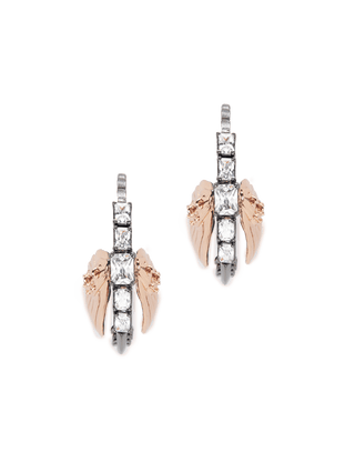 Designer hoop earrings