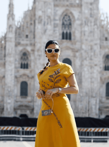 Yogita Bihani Wearing Pico Minaudiere Couture  Handbag