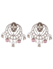 Indian wedding crystal earrings