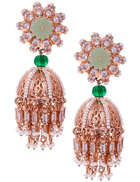 Indian wedding jhumka earrings