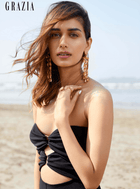 Manushi Chillar Dew Drop Statement Earrings