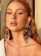 Marina Ruy Barbosa Wearing Palm le Grande Earrings