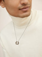 Mens Bolt Drop Necklace
