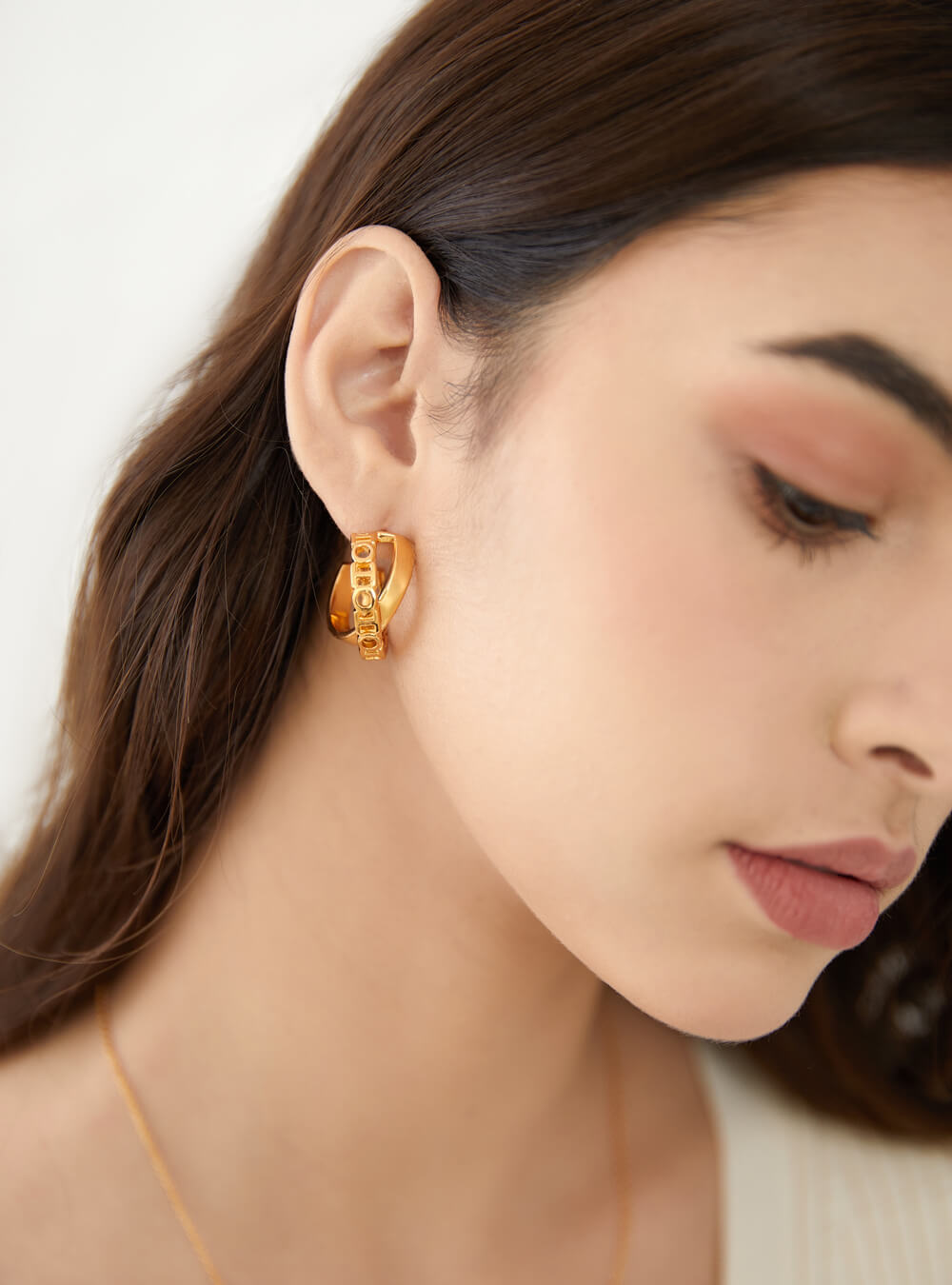 Mini Archway Hoop Earrings
