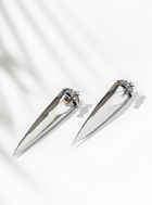 Kavya Trehan In Gavi Spicule Earrings In Silver Finish