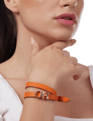 Orange Colour Luxury Bracelet
