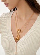 Outhouse Gold Logo Pendant