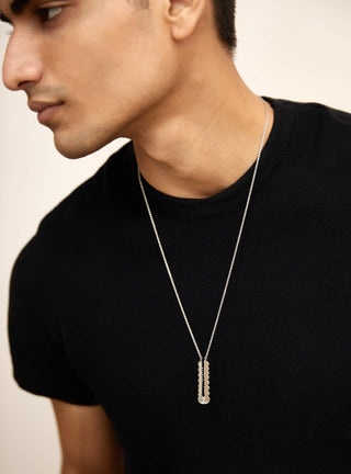 Outhouse Mens Pendant In Silver