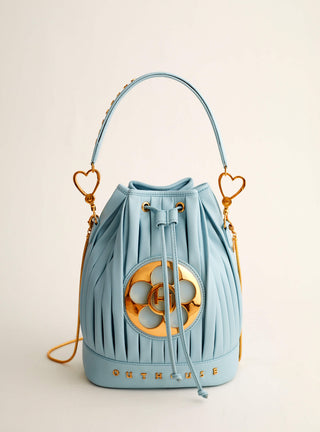 Outhouse Poppy Bucket Bag In Powder Blue