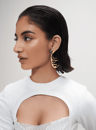 gold half hoop earrings 