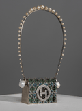 Pico Minaudiere Couture Bag With striking pearl top handle