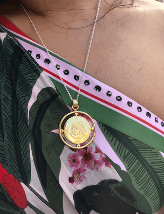 Personalised Drachma Coin Pendant