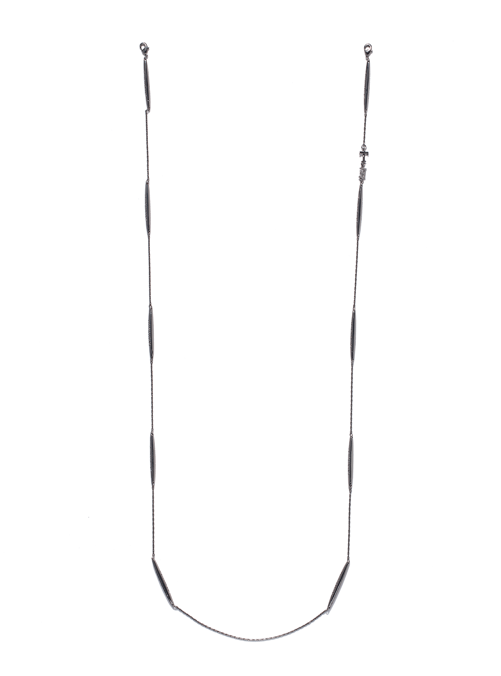 Le Lien Monogram Convertible Lanyard in Gunmetal
