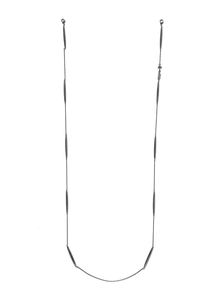 Le Lien Monogram Convertible Lanyard in Gunmetal