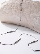 Le Lien Monogram Convertible Lanyard in Gunmetal