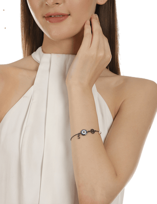 Personalized Women Bracelet with evil eye