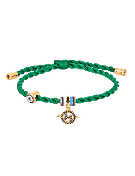 Hand Crafted | Jewelry | Evil Eye Bracelet Green Single String Wristband  Money Bracelet Luck Protection | Poshmark