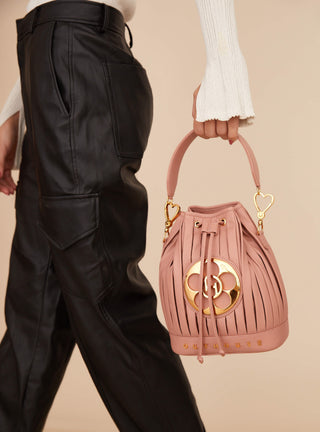 Pink Bucket Bags For Ladies