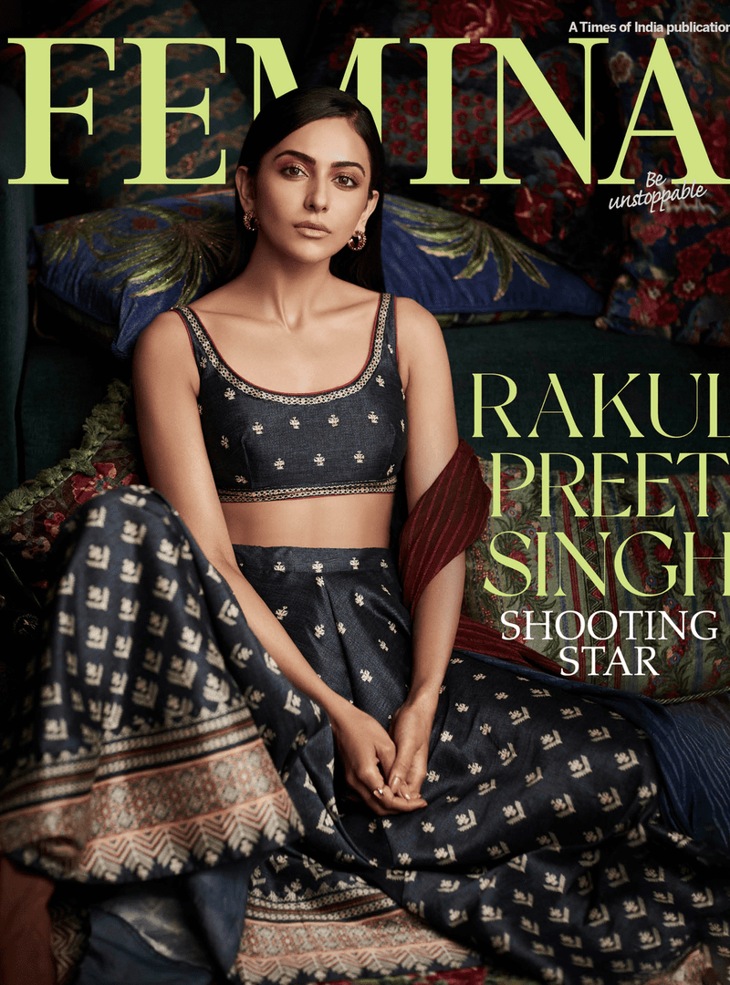 Rakulpreet Singh Gold Hoop Earrings 