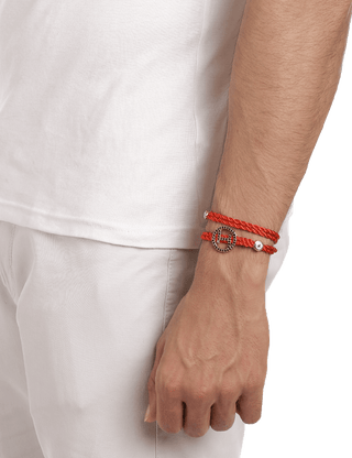 Red men designer bracelet