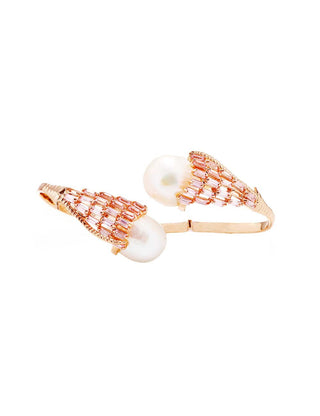 Rose Gold Plated Pearl Ring