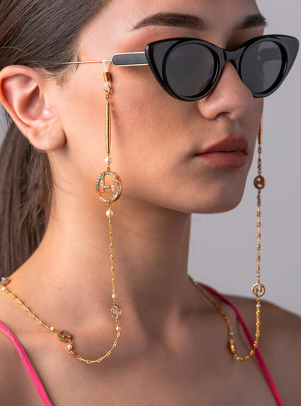 Fashion Irregular Blue Stone Beads Charm Sunglasses Lanyard Strap Necklace  Eyeglass Glasses Chain Cord For Reading Glasses - AliExpress