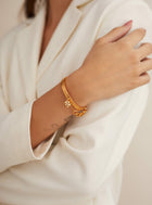 Women Petit Gold Handcuff